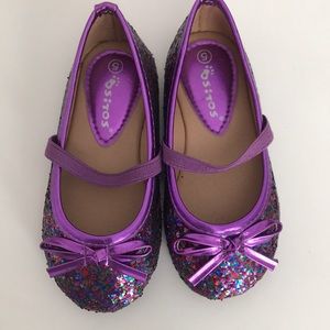 💜Glitter Purple Slip ons💜